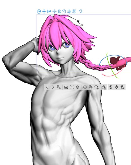 クリスタ用アストルフォできた 