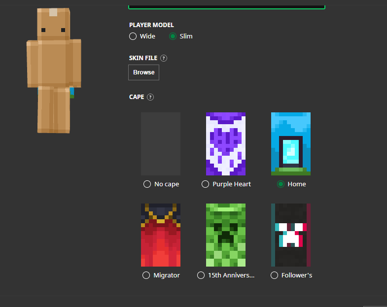 ItsJasonPlays1's tweet photo. @Minecraft i just want to use my pan cape in java :( https://t.co/41aJrXYtlx
