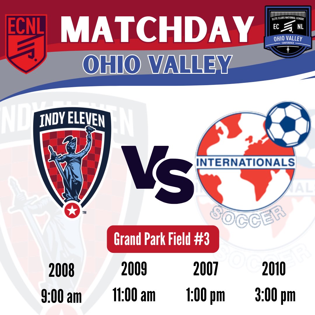 Good luck girls! ❤️⚽️ #ecnl #ohiovalleysoccee