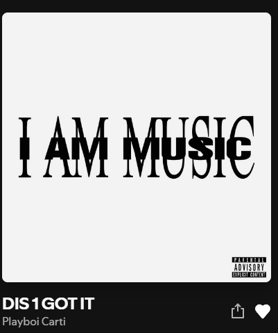 FappingNigger's tweet photo. carti wasnt lying when he named this DIS 1 GOT IT https://t.co/GQBmY3xHWr