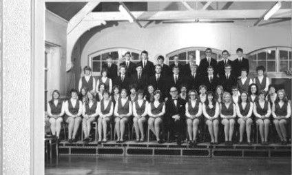We're  in the process of organising an up-to-date publicity photo, so I  thought I'd have a look at the archive. Here is a very old photo.