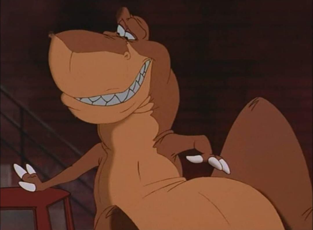 BORUEIRE's tweet photo. My Rex swallows video is so close to 1000 views. If you could help me out to reach 1K I’ll do more artwork of him. I might even upload another video of him on my channel. #youtube #werebackrex #amblimation #boru25 #Trex #Tyranosaururex #StevenSpielberg https://t.co/zYcU4WAF2K