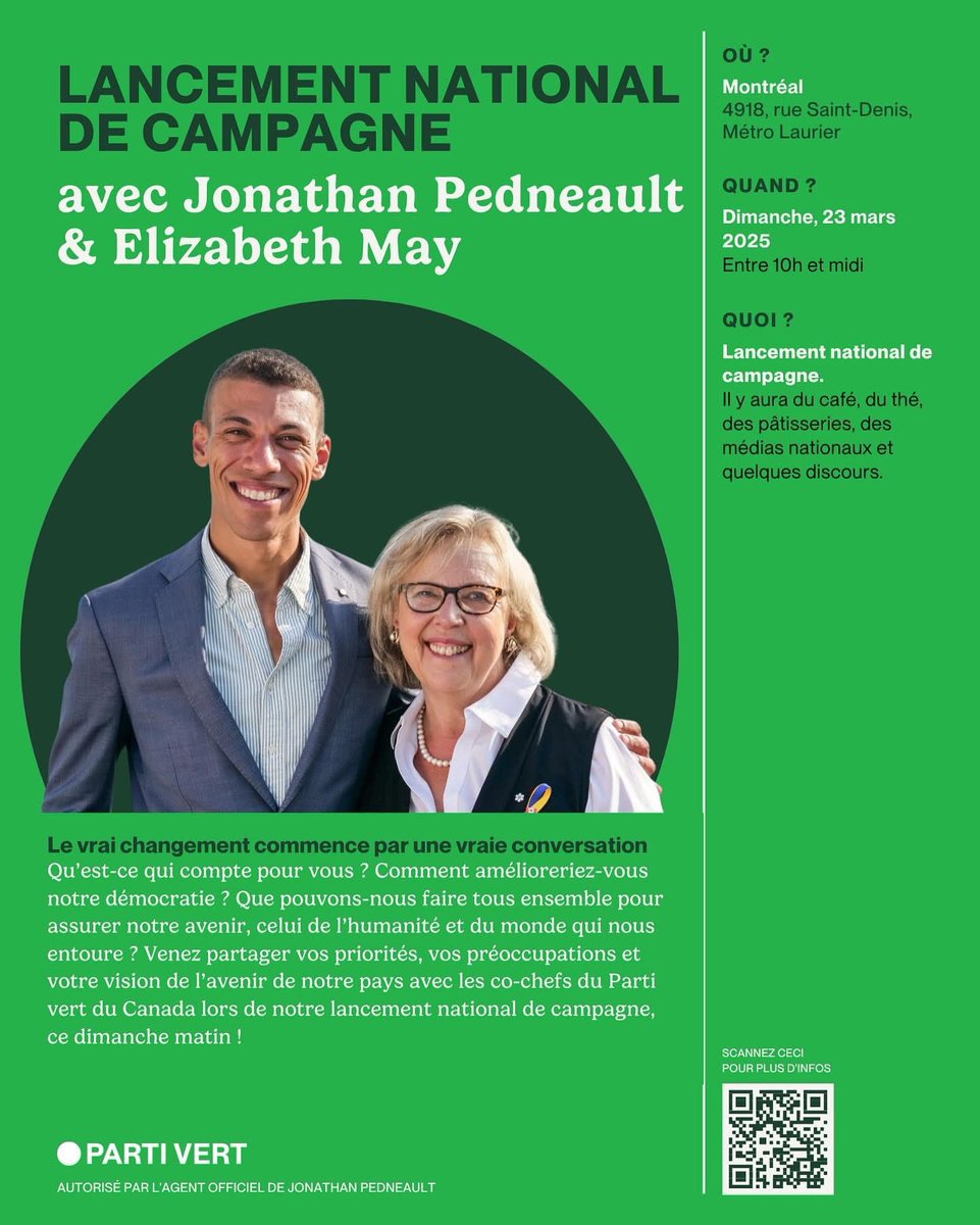 Montrons notre force au lancement de la campagne nationale !

📍 Où : 4918, rue Saint-Denis, Montréal, QC H2J 2L6
📅 Quand : Dimanche 23 mars 2025
⏰ Heure : 10h30 - 13h.

Dave Hamelin-Schuilenburg
Kristian Solarik &amp;
Raymond Frizzell