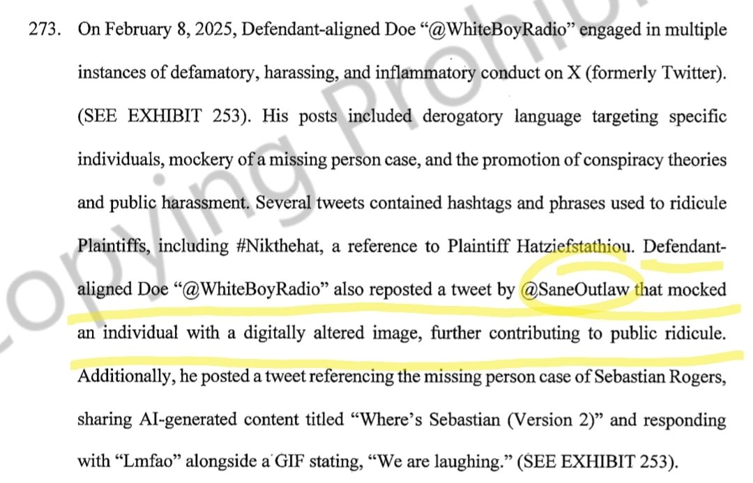 SaneOutlaw's tweet image. This is how the #GreenTeam #Plaintiffs sloppily add Does in an ex-parte order of protection for personal butt hurtness. We can&apos;t be silenced! #RICO #ANTISLAPP #SebastiansArmy #WhiteboyRadio #FBIFrank #PA #DelawareCounty