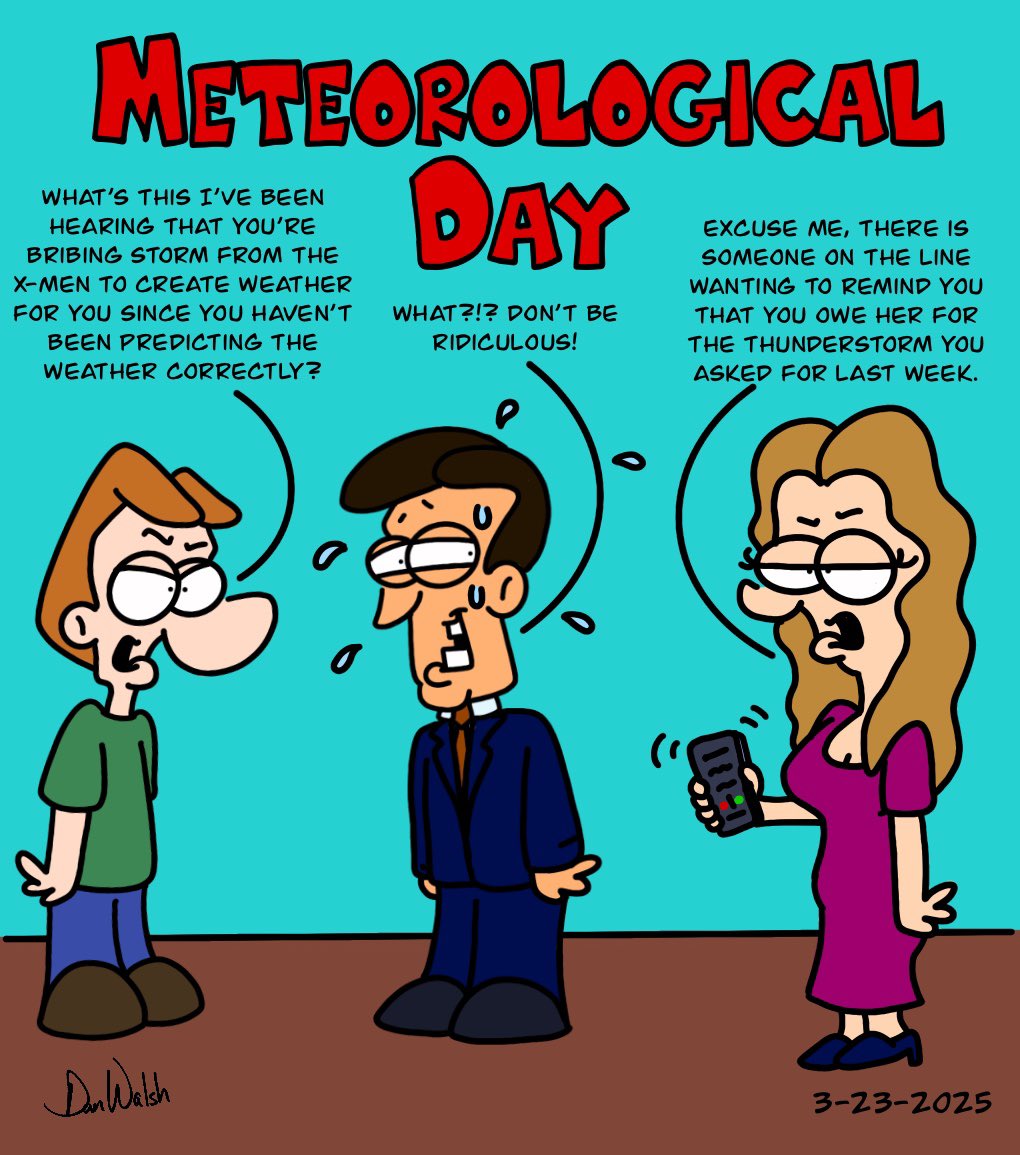 DanWCaricature's tweet photo. He just wanted to be correct for once…Like and Share!
https://t.co/WwHsCFkivB
#danwdrawings #artoftheday #cartoonart #cartoons #comics #cartoondrawing #cartoonstyle #drawingablank #daysoftheyear #meteorologicalday #meteorological #meteorology #weather #weatherforecast #forecast https://t.co/0OyA9qc9j5