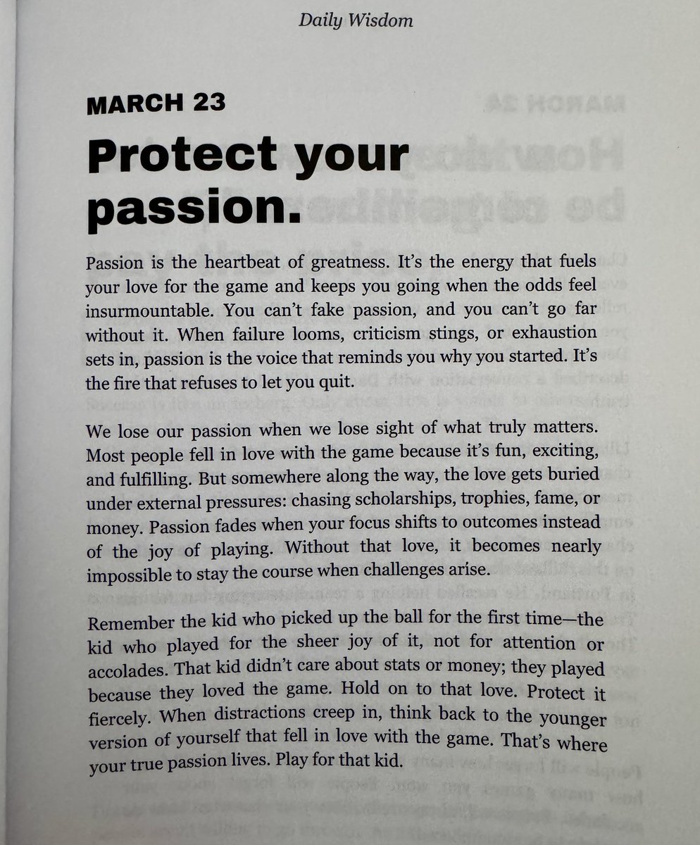 Hayley Hollis (@mshayhollis) on Twitter photo Todayās <a href="/BallisPsych/">Ball is Psych</a> Daily Wisdom is š in sports and in life:
Protect your passion = Remember your WHY! Todayās <a href="/BallisPsych/">Ball is Psych</a> Daily Wisdom is š in sports and in life:
Protect your passion = Remember your WHY!
