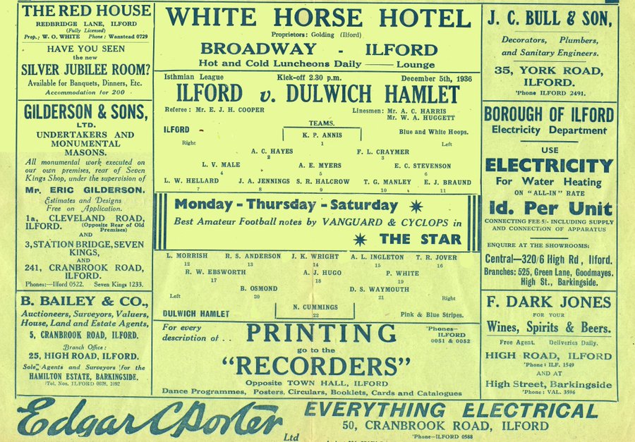 dhfcwordsandpi1's tweet image. 1936