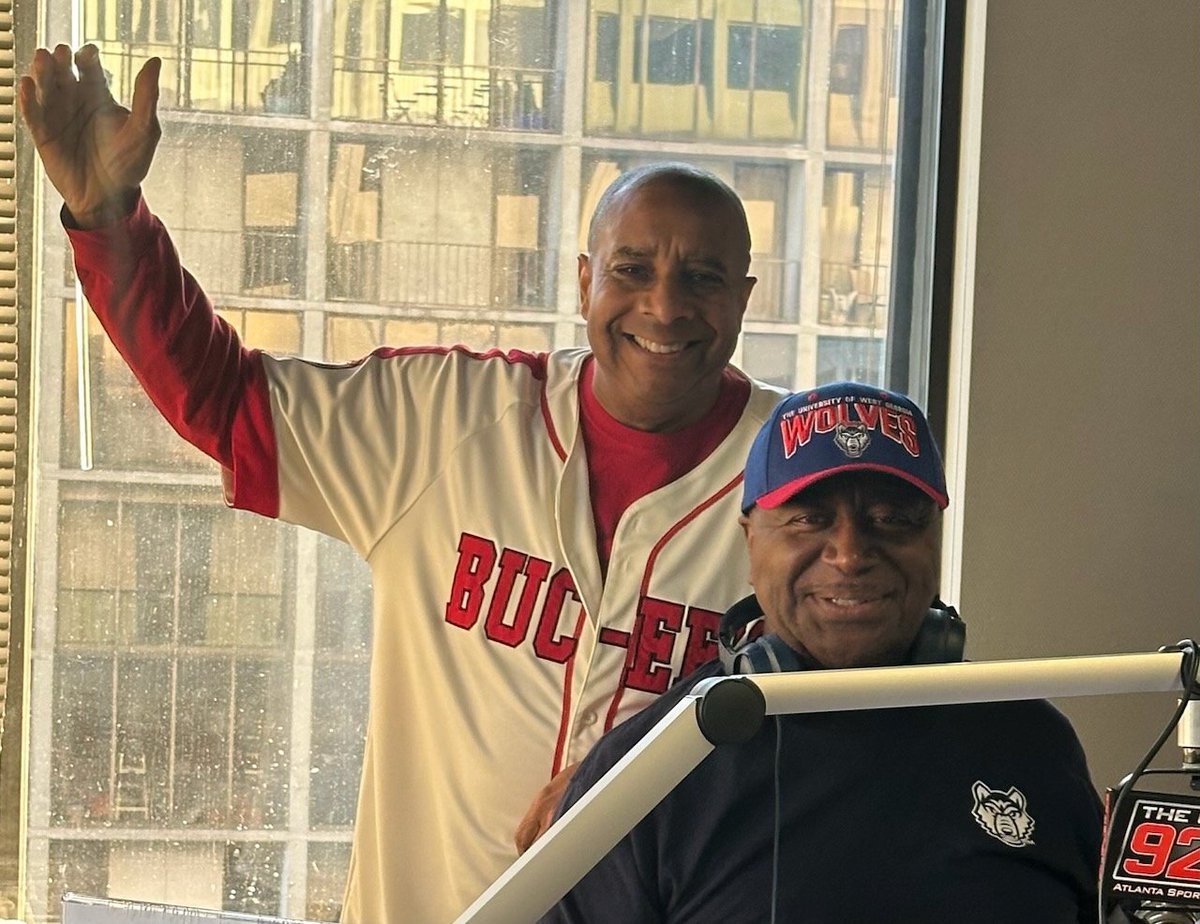 Sam & Greg | Weekend Mornings (@samandgreg929) on Twitter photo 👋🏼👋🏼 Live from the Kia Studios! <a href="/samcrenshaw23/">samuel crenshaw</a> found <a href="/getcastwithgreg/">Greg Clarkson</a> the Georgia Bucees Baseball Jersey! 👋🏼👋🏼 Live from the Kia Studios! <a href="/samcrenshaw23/">samuel crenshaw</a> found <a href="/getcastwithgreg/">Greg Clarkson</a> the Georgia Bucees Baseball Jersey!