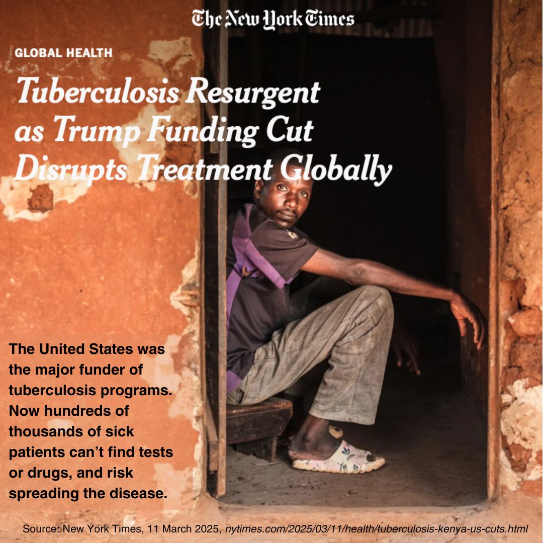 Act now. Invest now. Deliver now. Together, yes we can end TB. #endTB #WorldTBDay2025