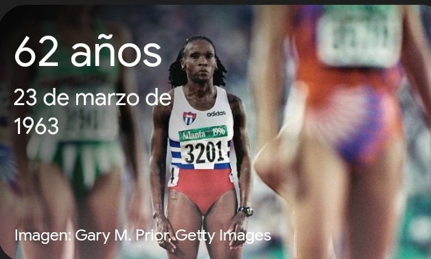 Muchas Felicidades a nuestra Gloria del deporte Revolucionario 🇨🇺, la "Tormenta del Caribe", la multicampeona mundial de las pistas, de la voluntad y el valor #LaHabanaViveEnMí #CubaVencerá