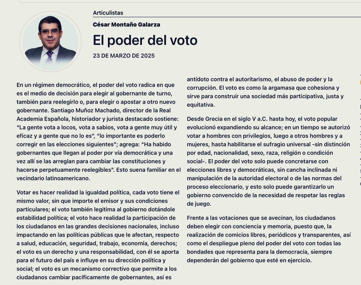 César Montaño Galarza tweet media