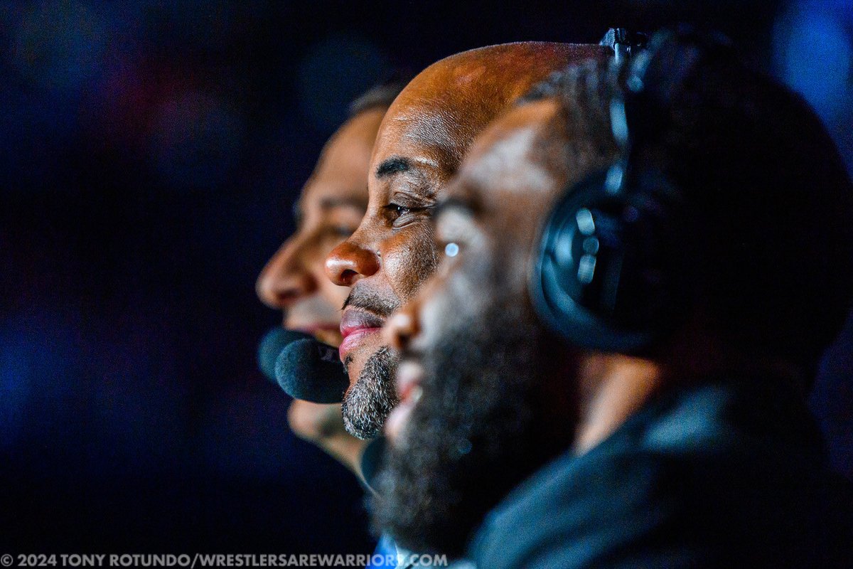 I thought <a href="/dc_mma/">Daniel Cormier</a> and <a href="/alliseeisgold/">Jordan Burroughs</a> were fantastic on the mic last night! Hope they continue to come back and do it.