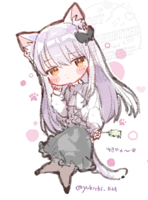 絵チャで描いたゆきにゃさん #bandoriart 