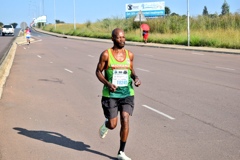 midrandstriders's tweet image. Serial podium finisher | Ntshengedzeni Masupa 🏃‍♂️🏅🔥, Day 2/Irene Running Festival #UltraMarathon #48km