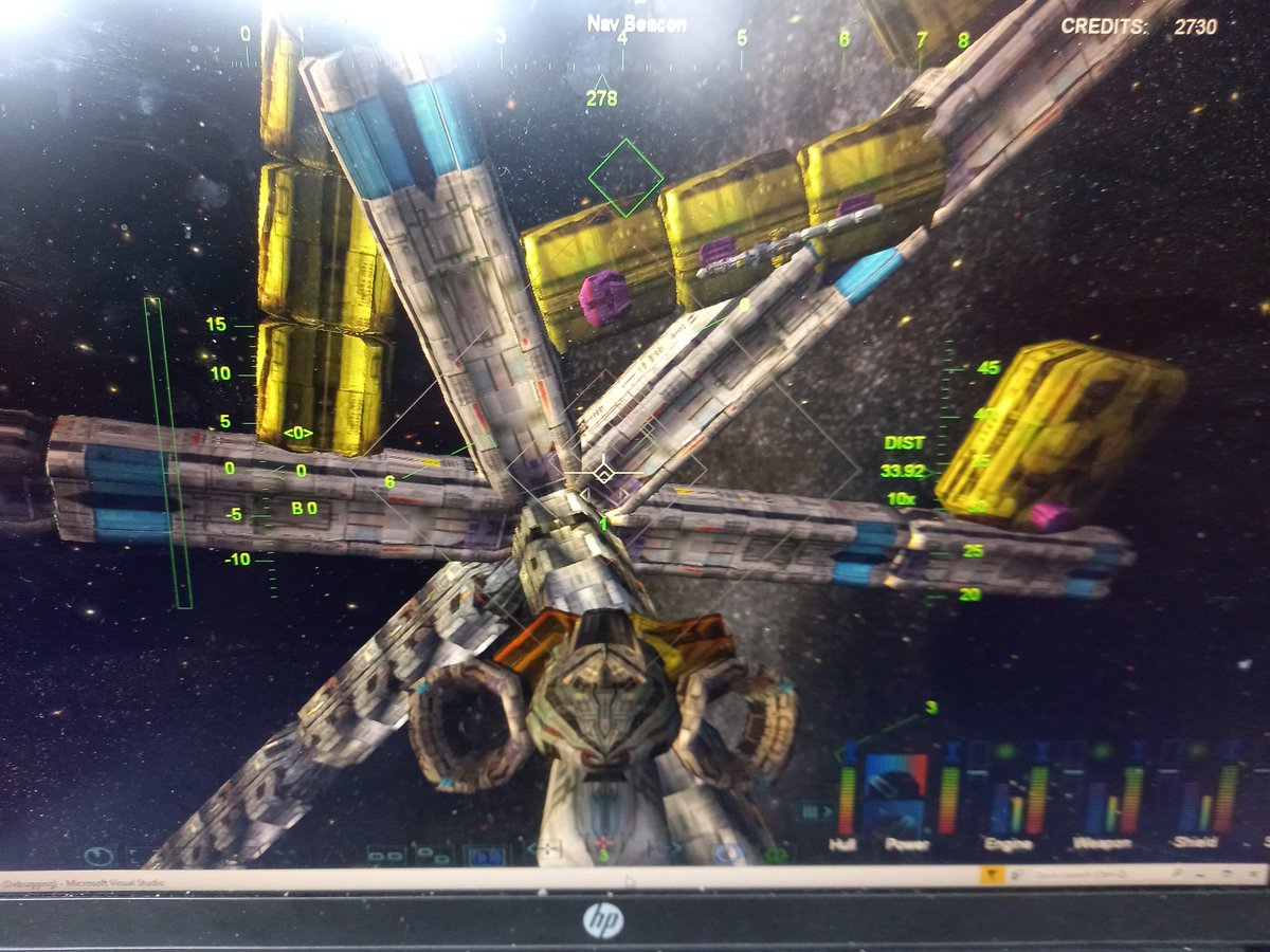 t2_steve's tweet image. Oh dear, found a base where the pieces are attached in the wrong places. The ai ship was really confused trying to land as the runway was crossed by a tunnel module.
