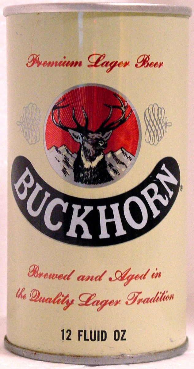 ABack66's tweet photo. @lippyent Schlitz was a premium beer compared to Buckhorn, this was the bottom of the barrel. https://t.co/hPuyCDePv8
