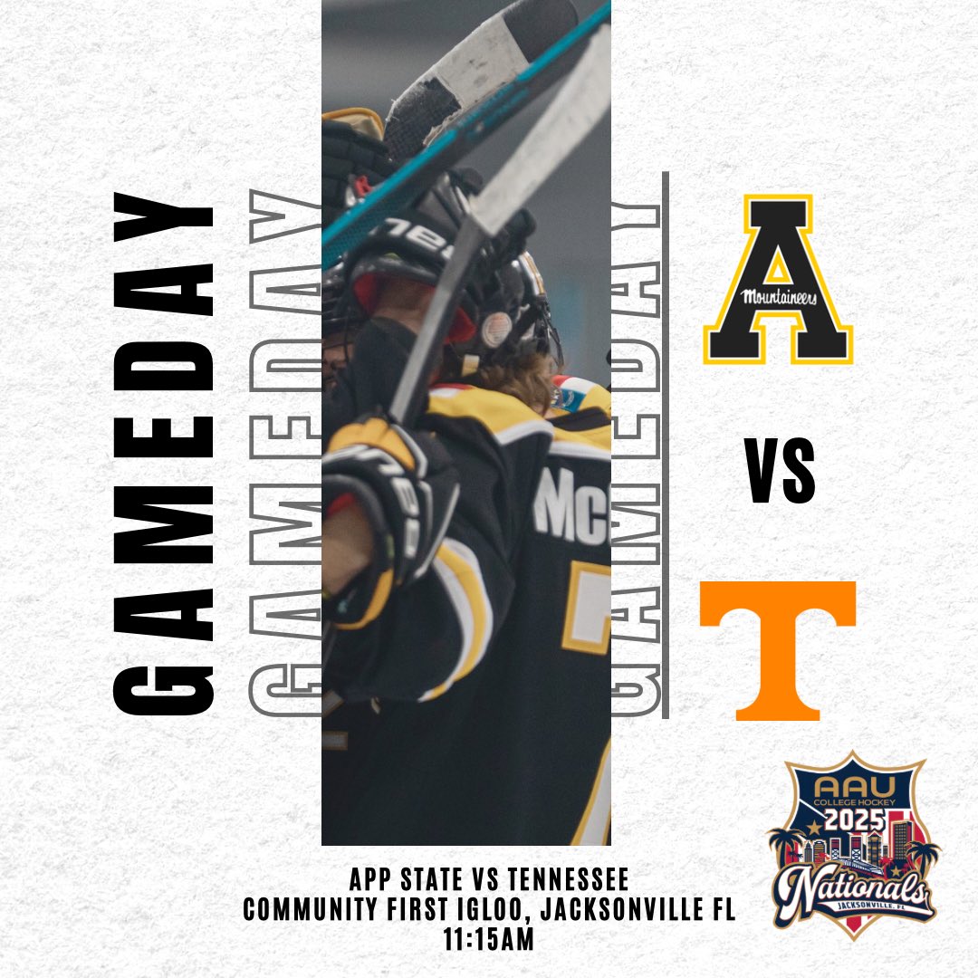 One last game to wrap up the season!

The Mountaineers will take on Tennessee to wrap up their National Tournament pool play.

#hockeyschool #rollneers