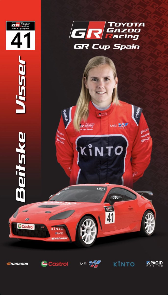 🚨ANNOUNCEMENT🚨
Excited to be racing next week in the Toyota GR Cup Spain in Motorland! Let’s go💪
<a href="/MSISpain/">Motor & Sport Institute</a>