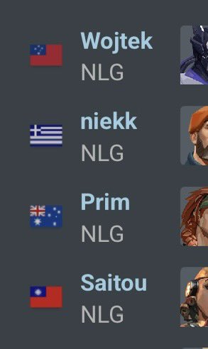 As of today, I’ve decided to leave <a href="/NLGoce/">NLG</a>, wish I could say it was on the best of terms, but it wasn’t and ended in such an unfortunate way. I wish the best to my former teammates and hope they manage to find a better team as soon as possible. 
<a href="/Wojtek_val/">Woj</a> 
<a href="/notniekk/">nikiforos</a> 
<a href="/Primvfx/">Prim</a>