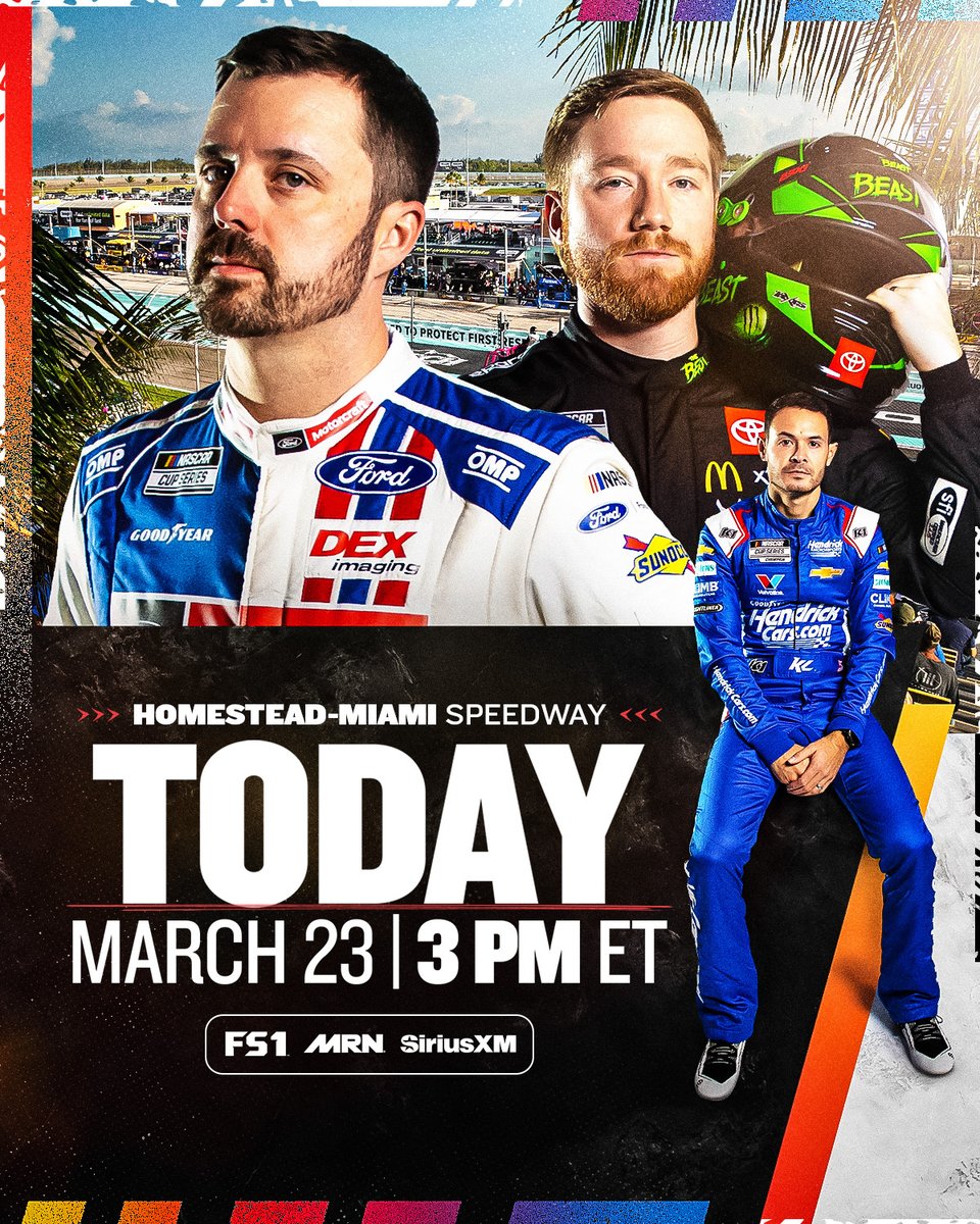 NASCAR (@nascar) on Twitter photo Up high!
Down low!
Through the middle!
There are countless ways to get around <a href="/HomesteadMiami/">Homestead-Miami Speedway</a>, and we'll see 'em all this afternoon! Up high!
Down low!
Through the middle!
There are countless ways to get around <a href="/HomesteadMiami/">Homestead-Miami Speedway</a>, and we'll see 'em all this afternoon!
