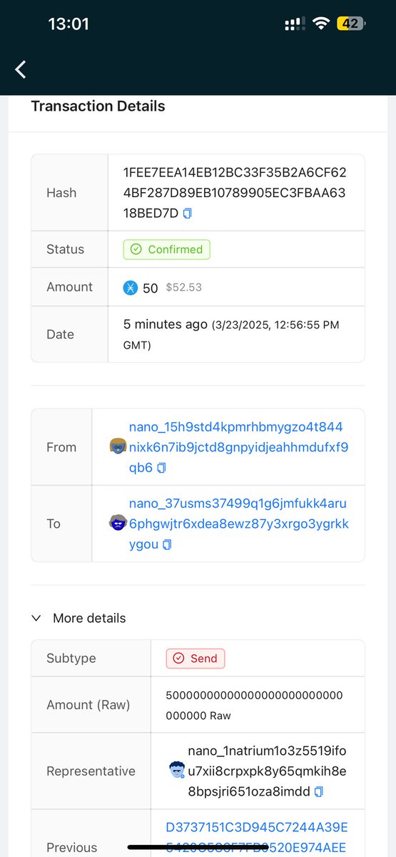 CryptoMillionsX's tweet photo. We just transferred the prize to our latest winner @Precidobos won 50 $XNO in this weeks raffle 🥳🏆

CONGRATULATIONS ON THE WIN 🏆 

@Nano makes this possible! Thanks 🙏

New raffle launches tomorrow. Will you be next week’s winner?

Head to https://t.co/a863F0UfT6 and find out! 

#WINNER #GoodNotGreed