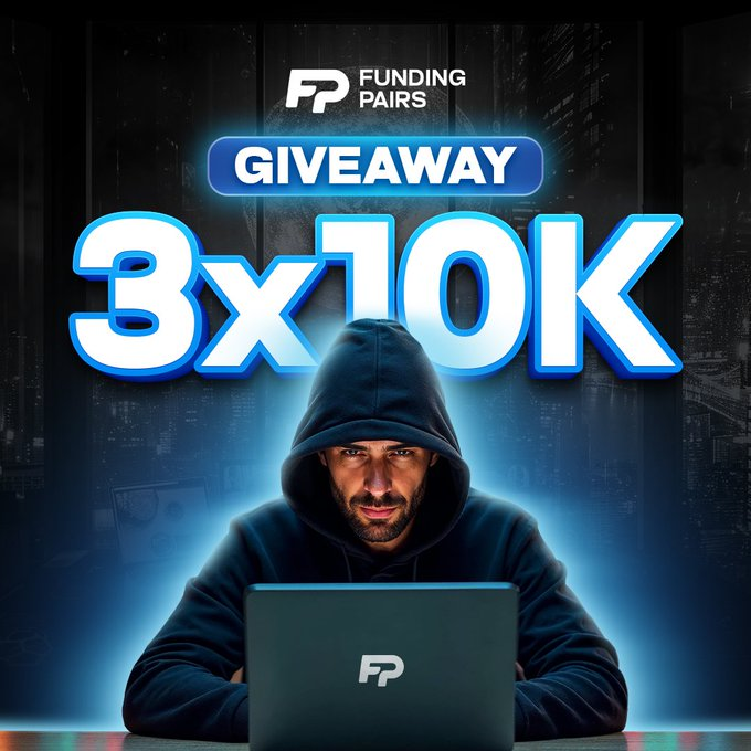 Fairy_Pips's tweet photo. 🚨 3 x $10,000 FUNDED ACCOUNT GIVEAWAY 🚨

Here’s how to enter:

1️⃣ Follow @Fairy_Pips @FundingPairsCOM 

2️⃣ Like , RT &amp; Tag 3 friends 

3️⃣ Join discord https://t.co/RstYKp4dCW

4️⃣ Join telegram https://t.co/3Nc8pdmQSW

You have 7 Days to enter ⌛ https://t.co/WdwZ8jVDGz