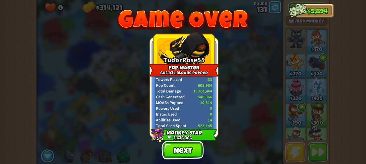 yorkshirereads's tweet photo. Only been playing #bloonstd6 for a couple of days. Best result I have had so far.
#bloons #poppoppop https://t.co/CVJzvnSFtu