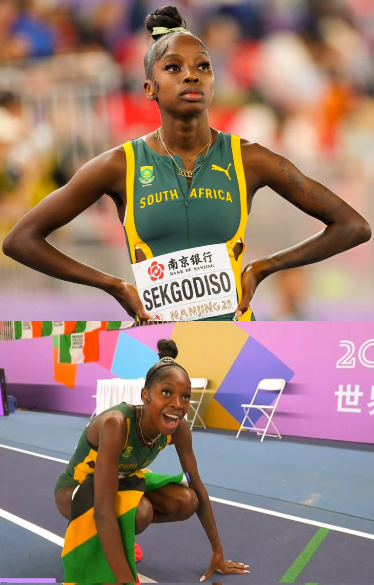 Prudence Sekgodiso 🇿🇦 is the World Indoor 800m Champion!!!🤯🤯

She ran the race of her life, judging it perfectly to win GOLD in a time of 1:58.40, the fastest in the world this year.🥇

Nigist Getachew 🇪🇹 held on for Silver in 1:59.63, while Patricia Silva 🇵🇹 was 3rd in 1:59.90