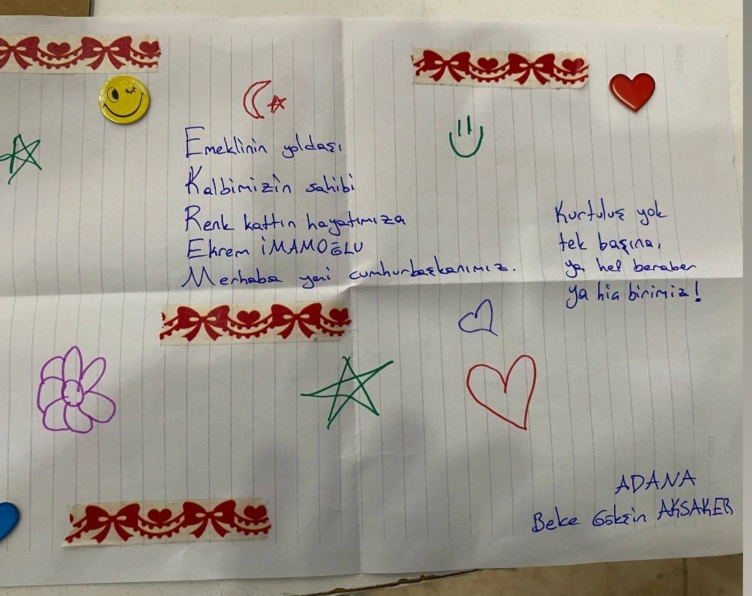 Mersin Erdemli'de ön seçimimizde kardeşlerimiz bunu yapmış Ekrem Başkanımıza ulaştırır mısınız dediler <a href="/ekrem_imamoglu/">Ekrem İmamoğlu</a>