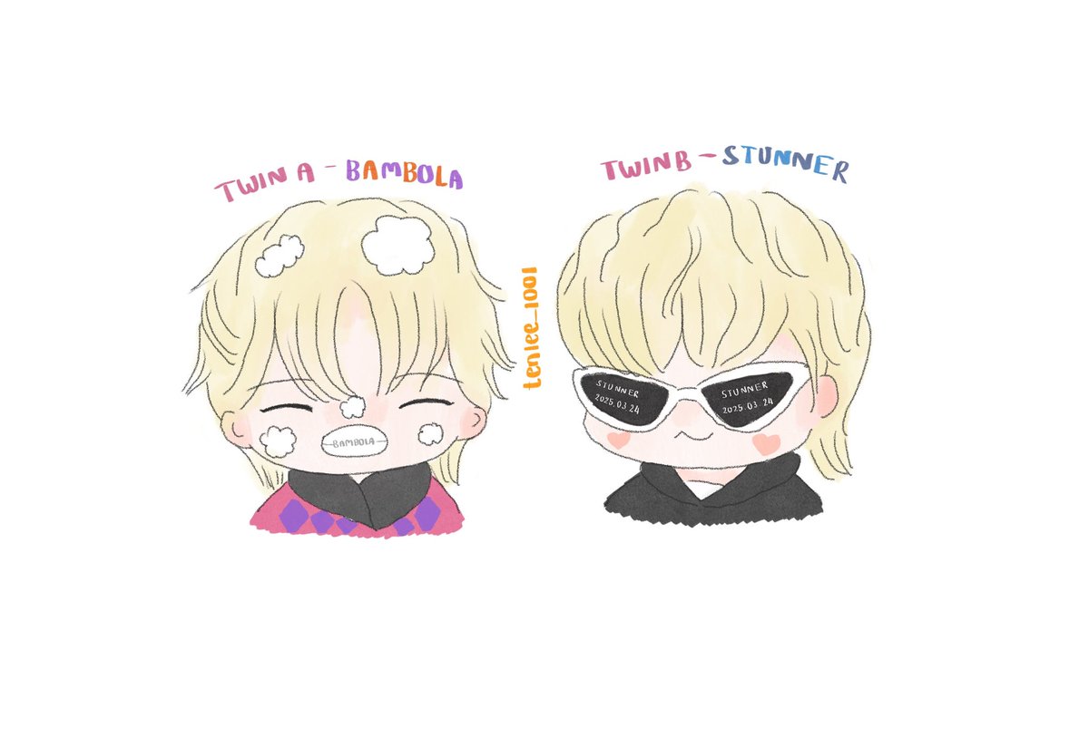 ลูกแฝดค่ะ น้องแบมแกเป็นเด็กขี้อ้อน
ส่วนน้องตั้นแกดื้อนิดหน่อย นิดเดียว 🤏🏻
 #TEN_STUNNER #TEN_BAMBOLA #TENLEE #เตนล์