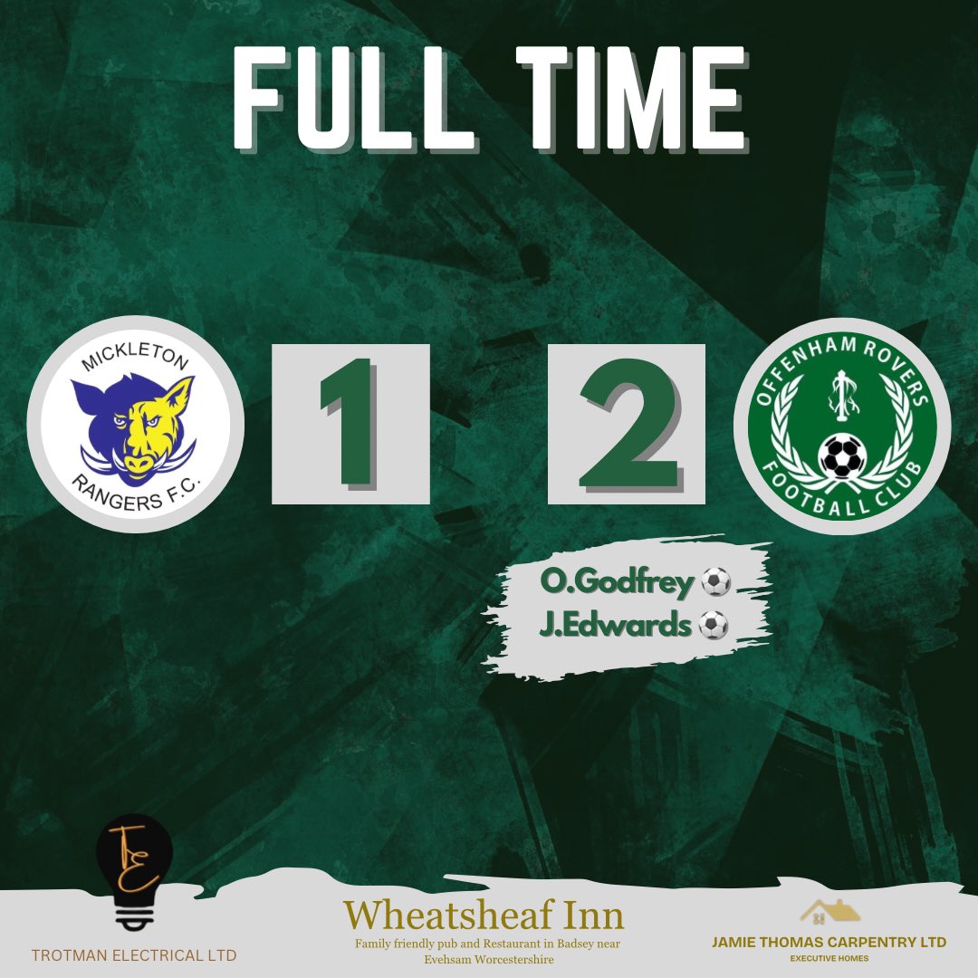 We take 3 points in the league.

Not the best football from the lads today but a last minute goal from Jake secured the win.

MOTM - Fin Wagstaff