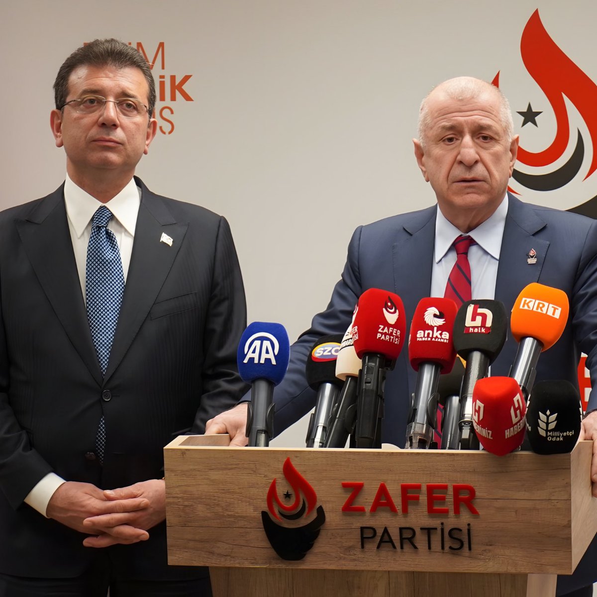 Ekrem İmamoğlu ve Ümit Özdağ, Silivri Cezaevi'nde.