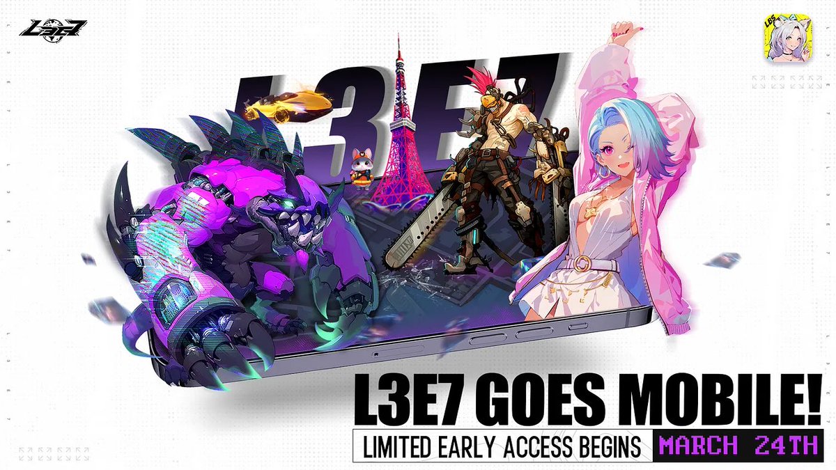 web3_honey's tweet photo. ／
📣L3E7のモバイルテストが開催🎊
＼

位置情報サービスを利用したWeb3ゲーム @L3E7_Official がモバイルからアクセス可能な報酬付き先行テストプレイを開催😉
@Buzzmint_JPN のコミュニティ内でアクセスコード配布中💡

✅3月24日から4月3日まで
✅新たにAndroidアプリに対応
✅ $L3E7 やNFTが報酬に

L3E7は、最先端の位置情報サービスを活用したPokemon GOのWeb3強化版のようなゲーム🎮
Androidのモバイル版アプリからもアクセスできる先行テストプレイが、日本時間の3月24日の13時から4月3日の13時までの12日間開催されるよ🙌
モバイル版は以下の公式サイトから直接、PC版は @HyperPlayGaming を通じてダウンロード可能がで、PCとモバイル間での進行同期もサポートされているよ🙆‍♀️
👉https://t.co/2i3uR1ixMy
今回のテストプレイは、L3E7のNFTを持っている方と提携コミュニティ向けに配布されるアクセスコードを用いて誰でも参加が可能だよ👌
報酬として、ゲームプレイを通してテスト期間中に獲得したスターダストの量に基いて $L3E7 の総供給量の3%が配布されるとのこと🔥
さらに1回のバトルで与えた最大ダメージに応じてNFTも配布予定🎊
より詳細な情報はこちらのMediumを確認してね🙋‍♀️
👉https://t.co/8uaR7FwG1B