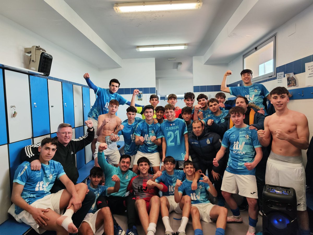 CDNoblejas's tweet photo. JUVENIL PREFERENTE:

 Final del partido.

@CDNoblejas 4 - 1 CD. Ugena https://t.co/v5f36f7jJP