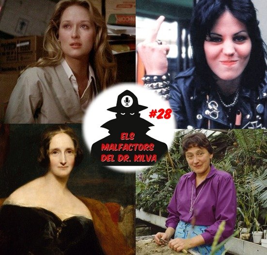 Els Malfactors del Dr Kilva #28: El pòdcast en colors us porta a domicili històries de Lynn Margulis, Meryl Streep, Mary Shelley i Rockeres estridents
 go.ivoox.com/rf/143614601