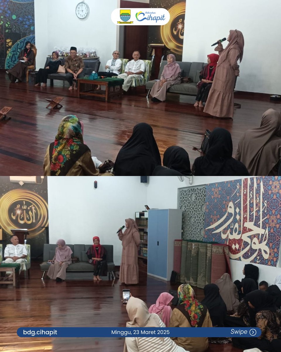 kel_cihapit's tweet photo. Lurah Cihapit bersama Ketua RW 01 dan RT 06 menghadiri Nuzulul Qur'an dan Pemberian Santuan Anak Yatim dari DKM Masjid Imaduddin Bandung.

Minggu, 23 Maret 2025 https://t.co/0LeJJokFgp