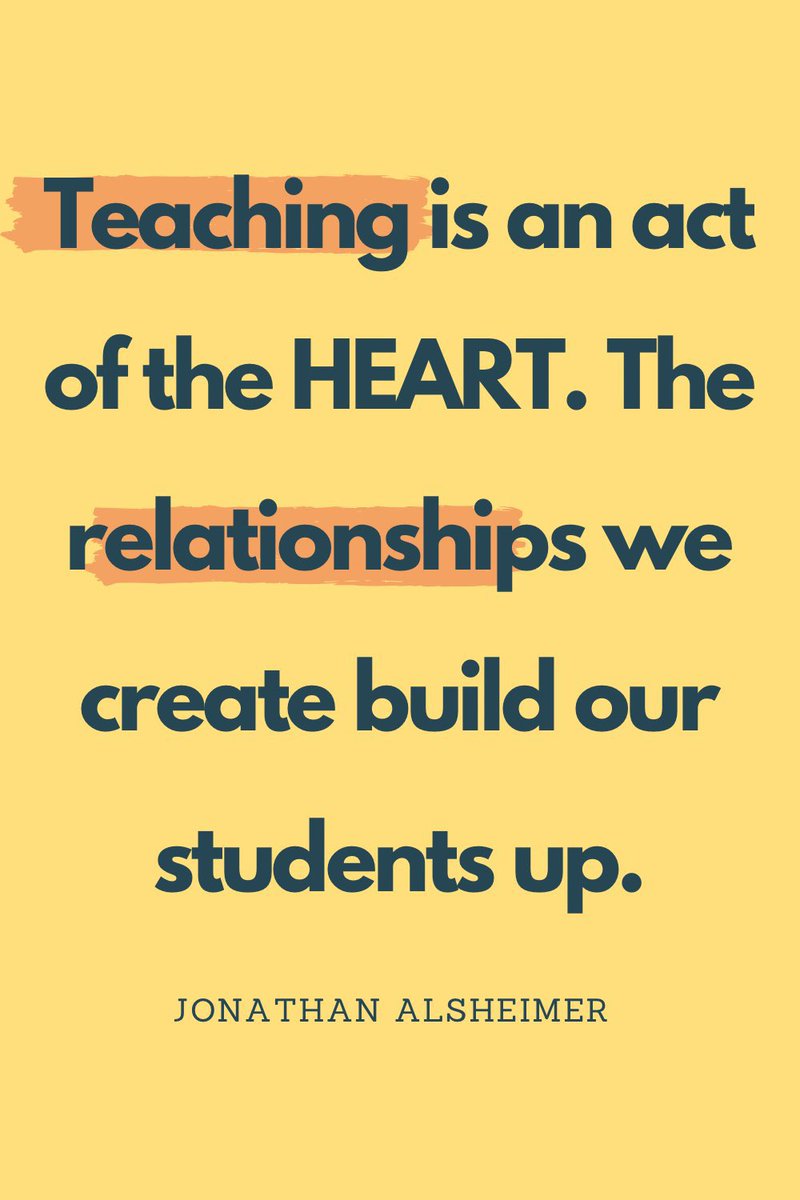 Being a “TEACHER” is more than just content.

🍎 It’s teaching life lessons. 
🍎 Being an example.
🍎 It’s inspiring kids to take chances. 
🍎 Most of all it’s about connecting with kids, building relationships, and building a love of learning. 

#SchoolOfEngagement