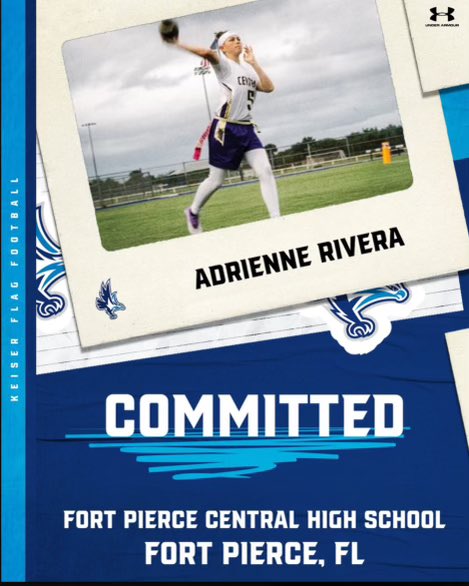 Adrienne Rivera (@adrienne_358) on Twitter photo COMMITED🩵💙
Thank you everyone grateful for it all!
<a href="/cobraflag/">Fort Pierce Central Flag Football</a> <a href="/CoachNClements/">Coach Nick Clements</a> <a href="/CoachCody54/">Coach Cody Neese</a> <a href="/CoachRichDL/">Coach Rich</a> <a href="/Keiser_WFlagFB/">Keiser Women's Flag Football</a> <a href="/Andy_Villamarzo/">Andy Villamarzo</a> <a href="/ESPNWestPalm/">ESPN WEST PALM (106.3 FM)</a> <a href="/TCPalm/">TCPalm</a> <a href="/EraPrep/">New Era Prep</a> <a href="/FlaHSFootball/">FloridaHSFootball.com</a> COMMITED🩵💙
Thank you everyone grateful for it all!
<a href="/cobraflag/">Fort Pierce Central Flag Football</a> <a href="/CoachNClements/">Coach Nick Clements</a> <a href="/CoachCody54/">Coach Cody Neese</a> <a href="/CoachRichDL/">Coach Rich</a> <a href="/Keiser_WFlagFB/">Keiser Women's Flag Football</a> <a href="/Andy_Villamarzo/">Andy Villamarzo</a> <a href="/ESPNWestPalm/">ESPN WEST PALM (106.3 FM)</a> <a href="/TCPalm/">TCPalm</a> <a href="/EraPrep/">New Era Prep</a> <a href="/FlaHSFootball/">FloridaHSFootball.com</a>