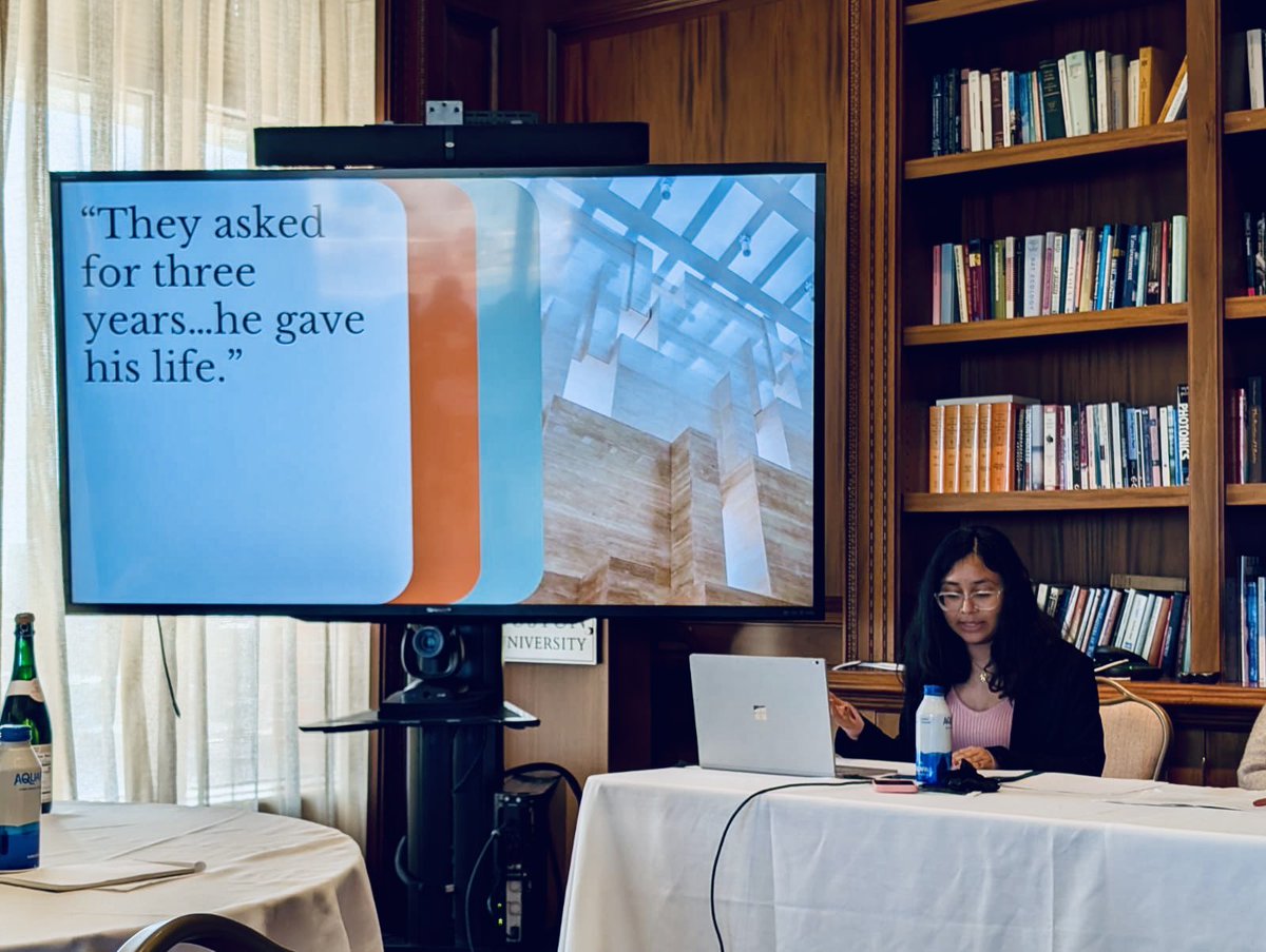 Vipanchika Sahasri Bhagyanagar (@vipanchika6) on Twitter photo Presented at the American Political History Conference, organized by Boston Universityās History Department. My paper delineates the politics of archives and medical experiments in the McNeil Island Prison (1950s). Happy I had a chance to listen to the ever inspiring <a href="/hthompsn/">Dr. Heather Ann Thompson</a> !! Presented at the American Political History Conference, organized by Boston Universityās History Department. My paper delineates the politics of archives and medical experiments in the McNeil Island Prison (1950s). Happy I had a chance to listen to the ever inspiring <a href="/hthompsn/">Dr. Heather Ann Thompson</a> !!