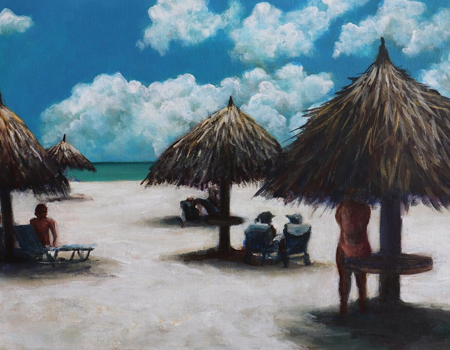 JulieKSchuler's tweet image. Under the Palapas 11" x 14" acrylic on canvas board. jschulerart.etsy.com/listing/175662… #panting #aruba #beach #caribbean #seascapepainting #summervibes