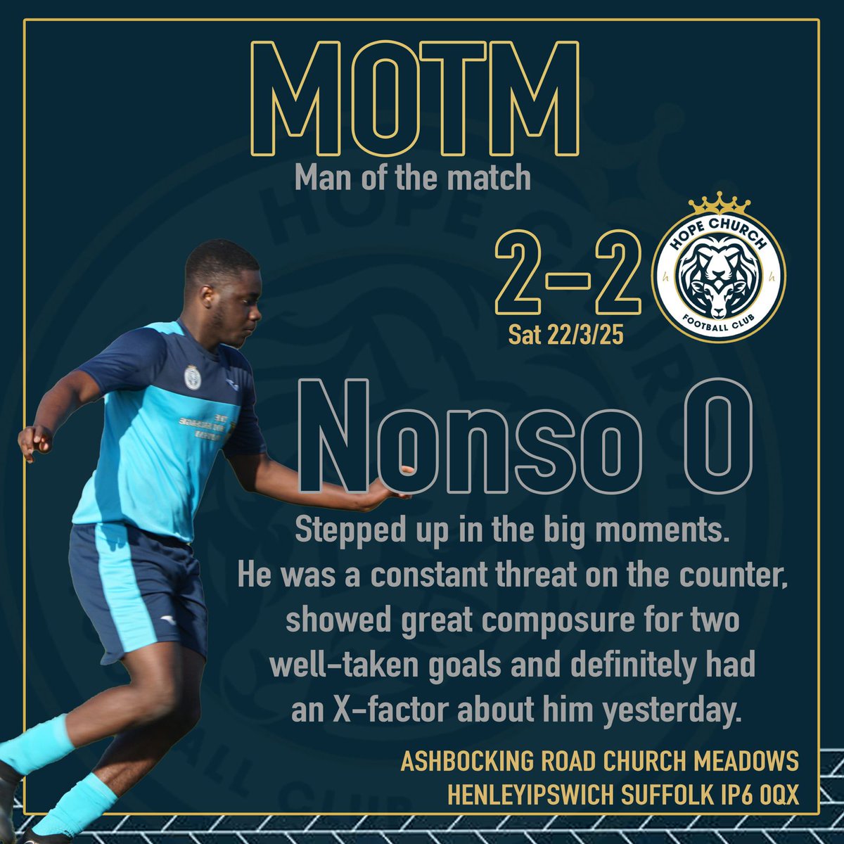 Hope Church FC (@hopechurch_fc) on Twitter photo 