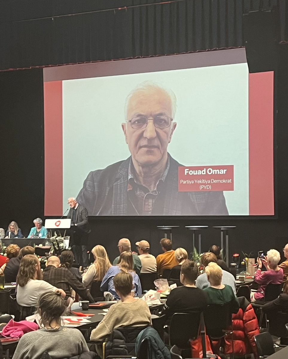 Kurdish people paid the highest price against ISIS in the struggle for freedom. That is why we not only owe them our respect – we owe them our deepest gratitude and solidarity. Especially now. Visit and important speech from Fouad Omar, Democratic Union Party in Syria #dkpol