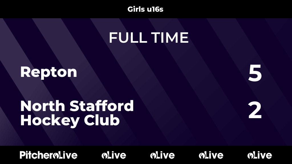 FULL TIME: Repton 5 - 2 North Stafford Hockey Club
#REPNOR #Pitchero
northstaffordhc.co.uk/teams/238613/m…