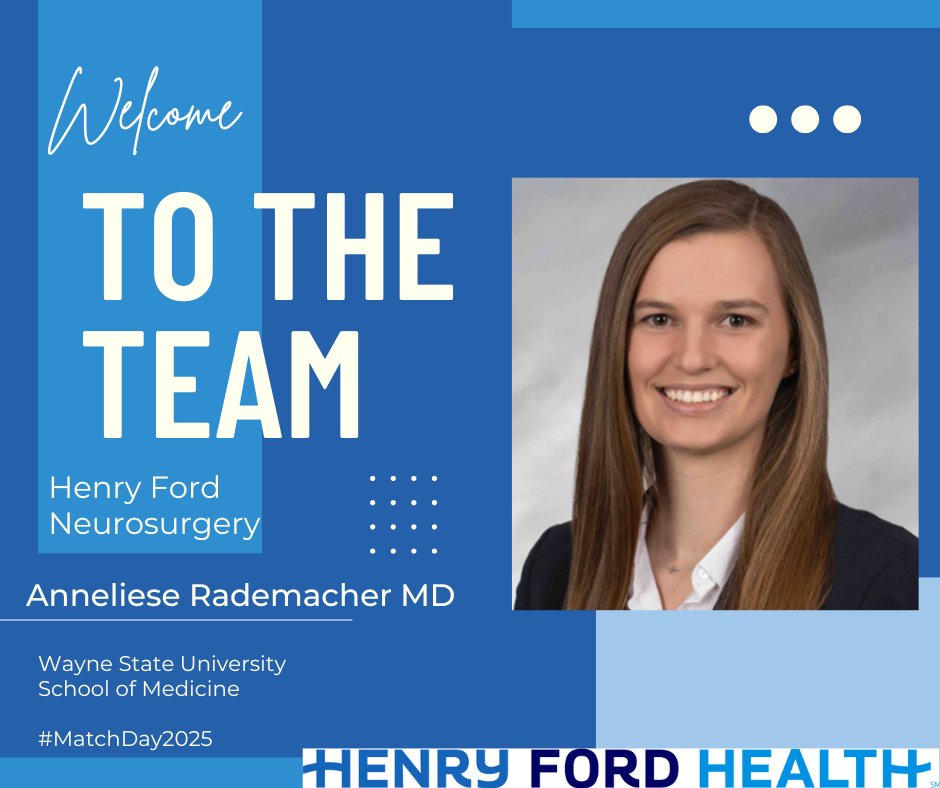 Henry Ford Neuroscience (@henryfordneuro) on Twitter photo ICYMI Join us in congratulating Dr. Anneliese Rademacher & Dr. Annabelle Shaffer on matching into Neurosurgery at <a href="/HenryFordHealth/">Henry Ford Health</a> ! We’re thrilled to welcome these women to our team. Their dedication & passion will shape the future of neurosurgery. <a href="/WomenInNSGY/">Women In Neurosurgery (WINS)</a> <a href="/CNS_Update/">CNS</a> ICYMI Join us in congratulating Dr. Anneliese Rademacher & Dr. Annabelle Shaffer on matching into Neurosurgery at <a href="/HenryFordHealth/">Henry Ford Health</a> ! We’re thrilled to welcome these women to our team. Their dedication & passion will shape the future of neurosurgery. <a href="/WomenInNSGY/">Women In Neurosurgery (WINS)</a> <a href="/CNS_Update/">CNS</a>