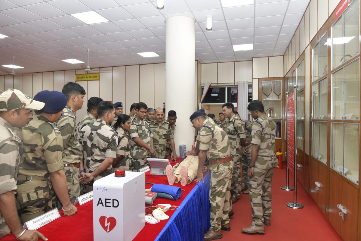 CISFTraining's tweet photo. "Advancing expertise in fire safety & security! Participants of 22nd batch Basic Consultancy Course visited @FSTI Hyderabad , explored the Model Room & BA Gallery.
#FireSafety #SecurityConsultancy #FSTIHyderabad @CISFHQrs https://t.co/ngFJBU3YHF