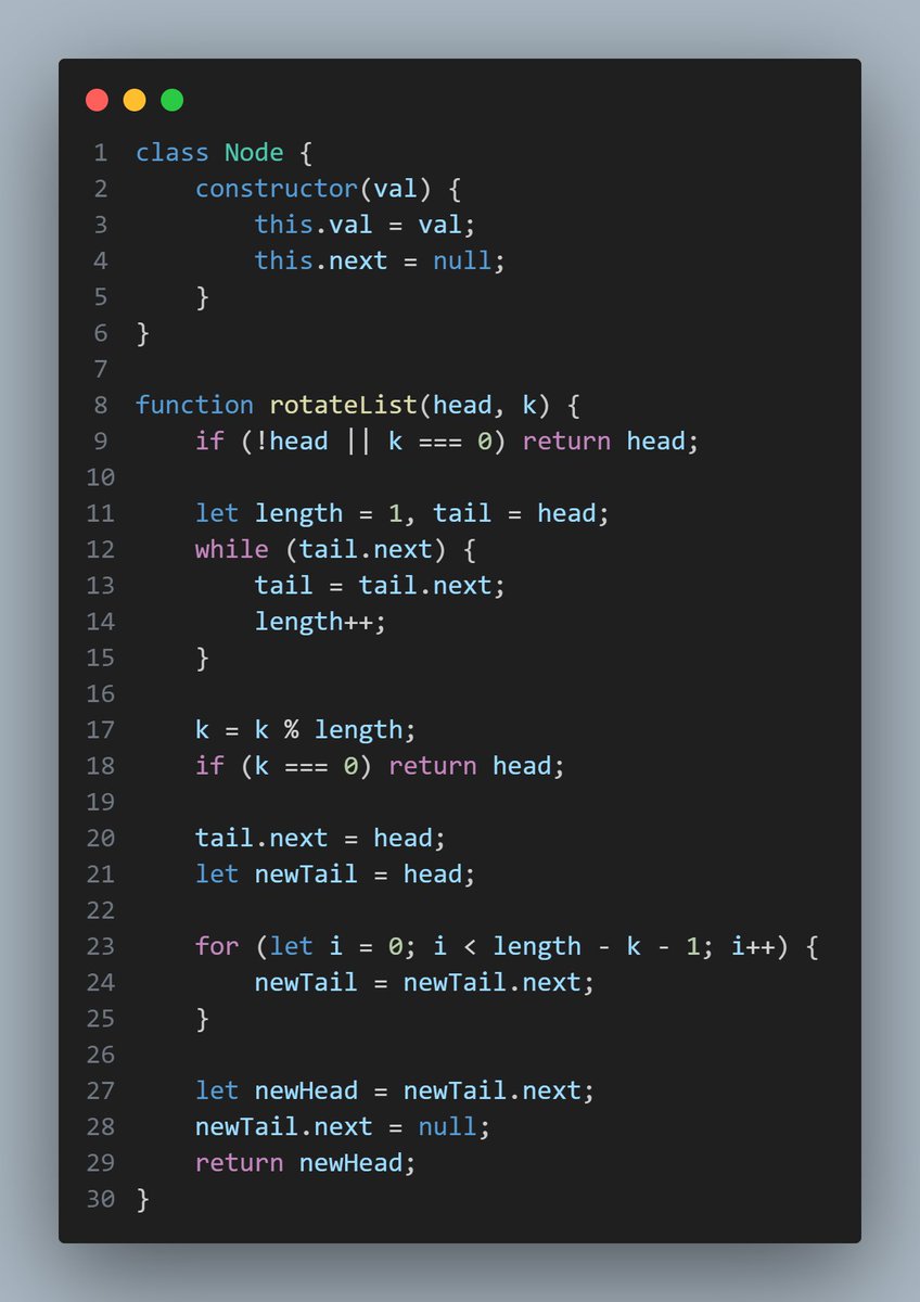 pappukrs's tweet photo. DAY5 of 5 day Linkedlist challenge
 > rotateList 
>splitLinkedList
>getLength of linked list
>Diffrent implementation of ldlist in other data structures https://t.co/YD5lz8y2s0