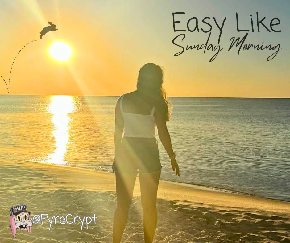 Good morning, Sunshine! May your ENTIRE DAY be "Easy Like Sunday Morning!"