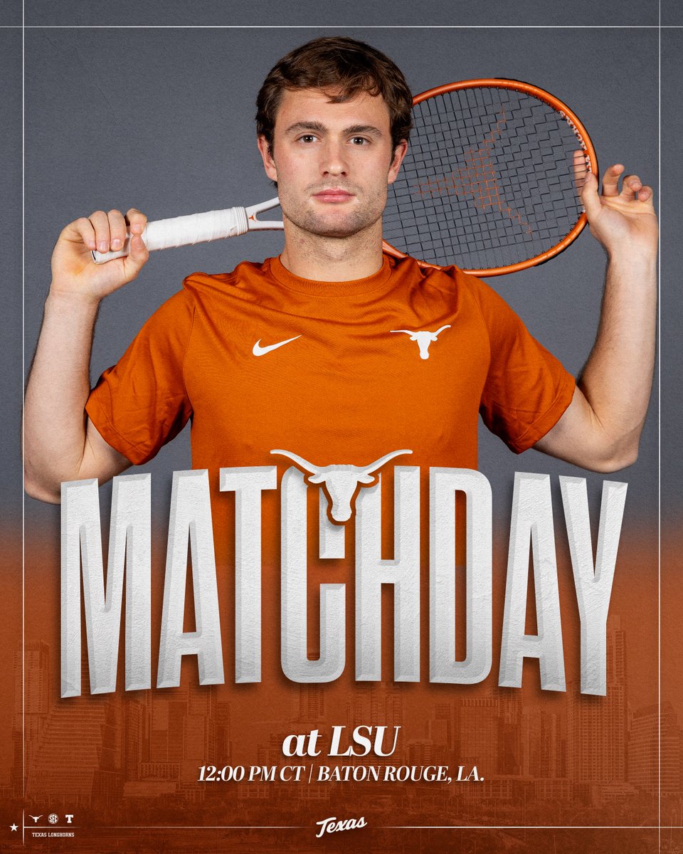 It's MATCH DAY in Baton Rouge! Get your Horns up!

🎾 linktr.ee/TexasMTN

#HookEm 🤘🎾
