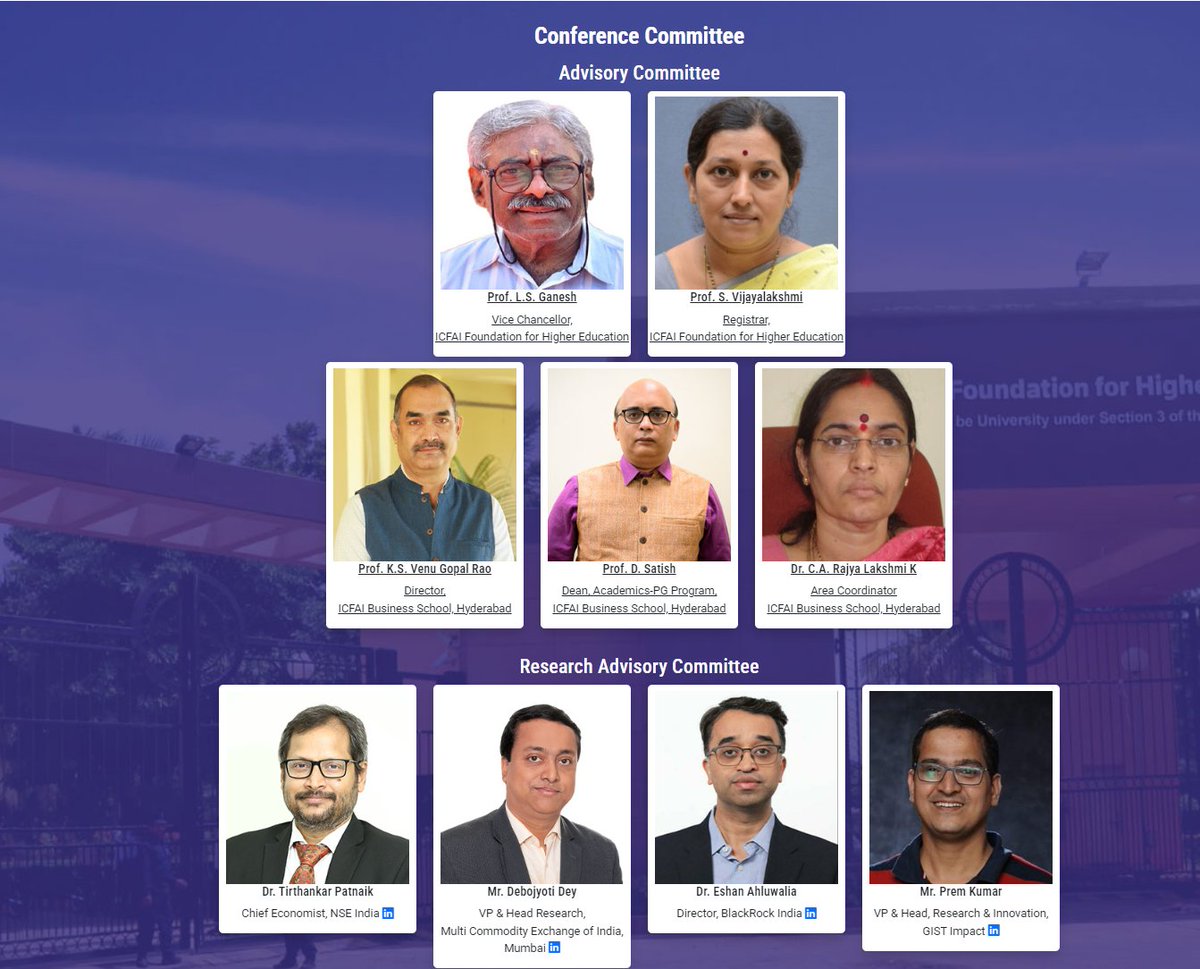 Eshan Ahluwalia PhD (@epsilonmeta) on Twitter photo Glad to be part of Research advisory committee for 17th International conference <a href="/IFHEofficial/">IFHE, Hyderabad</a>. Successful 10th edition of "BlackRock Applied Research Award" has set the momentum for us. Look forward to such more events. #PhD #Research #econtwitter
<a href="/ThePhDPlace/">The PhD Place</a> <a href="/PhD_Genie/">PhD_Genie</a> Glad to be part of Research advisory committee for 17th International conference <a href="/IFHEofficial/">IFHE, Hyderabad</a>. Successful 10th edition of "BlackRock Applied Research Award" has set the momentum for us. Look forward to such more events. #PhD #Research #econtwitter
<a href="/ThePhDPlace/">The PhD Place</a> <a href="/PhD_Genie/">PhD_Genie</a>