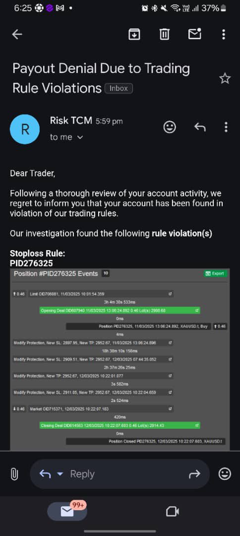 forexblog9ja's tweet photo. @TitanCapMarkets denied @Jaffar_fx rightful payout and breached his account. They falsely accused him of a 3-second SL switch—something impossible because he only dragged the horizontal SL line to modify his position after 21 hours of opening a position on ctrader with the broker;@QuantTekel and the co-founder @AlexQuantTekel he is drowning in debt, and in excruciating pain, and currently he is on a drip, despite never breaking any rules. He saved for two months to afford the $201 activation fee, which is four months’ salary here in Africa—I won’t let it go in vain. To make matters worse @zmcapitals_TCM the CEO, has blocked him on all social media handles and breached all his account because he make a post about it